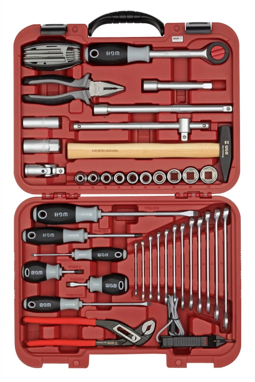 WGB Universalværktøjskuffert Med 47 Dele 3 WGB Universalværktøjskuffert Med 47 Dele