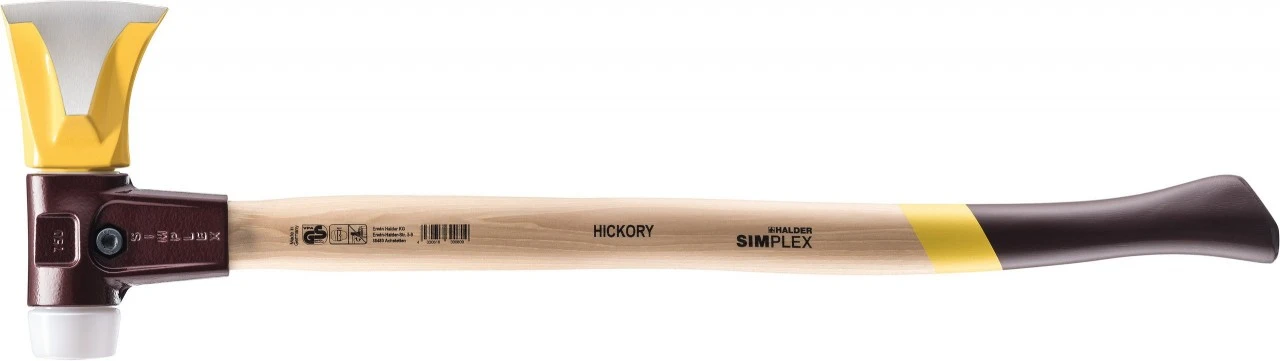 Halder Simplex-kløveøkse Med Kileriller Og Kunststofindsats 3 Halder Simplex-kløveøkse Med Kileriller Og Kunststofindsats