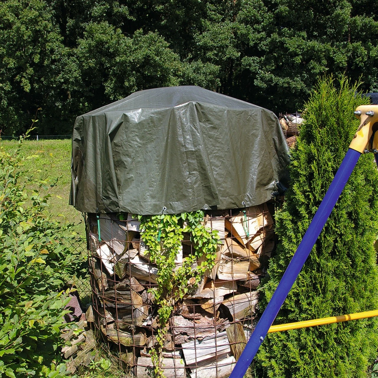 Nordforest Rund Presenning Til Afdækning Af Brænde 3 Nordforest Rund Presenning Til Afdækning Af Brænde